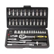Набор инструментов 46 пр. 1/4"  WMC TOOLS 2462-5