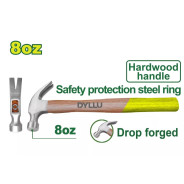 Молоток-гвоздодер 0,22 кг  DYLLU DTMB3308