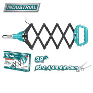 Заклепочник рычажно-складной 3,2-6,4 мм  TOTAL THT32321