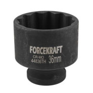 Головка ударная тонкостенная 36мм (12гр.),1/2"  FORCEKRAFT FK-44836TH