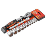 Набор головок 3/8" 10-24мм 12 предм. PRO (пласт. подвес, 6 граней) PRO  ...STARTUL PRO-41238