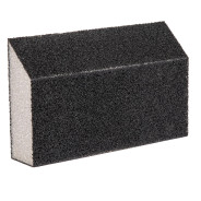 Губка для шлифования, 125 х 75 х 25 mm, трапеция, средняя жесткость, P100  ...Сибртех 757307