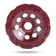 Чашка двухрядная для шлифовки бетона и гранита BG/M, 125D-5T-7W-22.2  ...MESSER 03-01-125