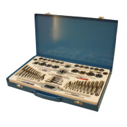 Набор метрических метчиков и плашек 65пр.  UNITRAUM UNX065