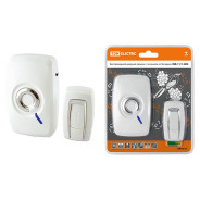 Звонок беспроводной на батарейках ЗББ-11/1-36М (36 мелодий, кнопка IP30, 3х1.5В АА)  ...TDM SQ1901-0001