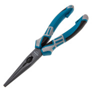 Длинногубцы прямые 205 mm, трехкомпонентные рукоятки  Gross 17171