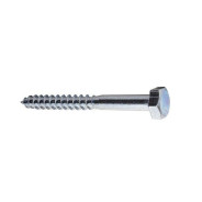 Шуруп 12х80 мм шестигр. головка, цинк, DIN 571 (350 шт в коробе)  ...STARFIX SM-65751-350