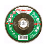 Круг лепестковый торцевой КЛТ 125 Х 22 Р 150 тип 1  Hammer 213-006