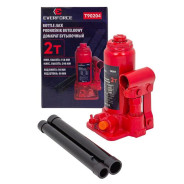 Домкрат бутылочный 2т (h min 158мм, h max 298мм)  EVERFORCE EF-T90204