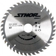 Диск пильный с напаянными зубцами из твердых сплавов 184/30 40T  8827...STHOR 08827