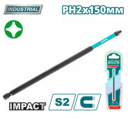 Бита ударная PH2 150 мм  TOTAL TACIM71PH2150