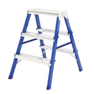 Стремянка двусторонняя 3ст., стальная  Сибртех 97933