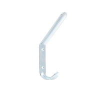 Крючок-вешалка №4 белый цинк,  STARFIX SMP-51786-1