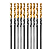 Сверло по металлу, 2х24х49мм, HSS-Tin, Golden Tip, 10 шт.  DENZEL 717203