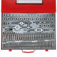 Набор метчиков и плашек М2-М18, 110 шт. метал. кейс  Matrix 773110