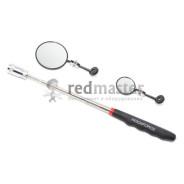 Набор зеркал смотровых с телескопическим держателем, магнитом и подсветкой, 3пр.(диам.35мм, диам.57м...Rock FORCE RF-617AM
