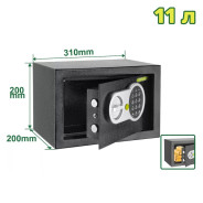 Сейф электронный 11л  DYLLU DTEB1520