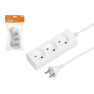 Удлинитель 3м (3 роз., 2.2кВт, б/з, ПВС 2х0.75)  ЮПИТЕР JP8101-23