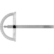 Угломер-транспортир с линейкой 150х200mm  YATO YT-72141