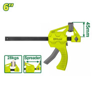 Струбцина быстрозажимная 150 мм  DYLLU DTCP4386