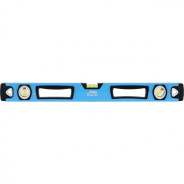 Уровень алюмин. двуручный, 600 мм, профиль 1.6 мм, фрезеров, ударопрочные заглушки, 3 глазка  ...Барс 34350