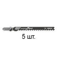 Пилка лобзиковая по дереву, T144DP, 5 шт.,  BOSCH 2608633A35