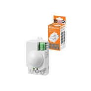 Датчик движения микроволновый ДДМ-01 5,8ГГц 1200Вт, 10-720с, 1-8м, 3+Лк, IP20,   ...TDM SQ0324-0015