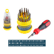 Набор бит 31 предмет Wortex (30 бит и держатель)  WORTEX WSCS0028U13114