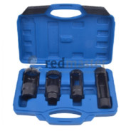 Набор головок для дизельных форсунок и датчиков,4пр. (22х110мм, 22х80мм, 27х80мм,28х80мм), в кейсе  ...Rock FORCE RF-904G3