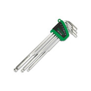 Набор ключей шестигр. 1.5-10mm 9шт экстра-длин.с шар. TOPTUL Toptul GSN-09EB