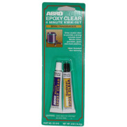 Клей эпоксидный ПРОЗРАЧНЫЙ 4-х минутный 14,2г  ABRO EC 510