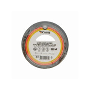 Изолента ПВХ 19 мм х 20 м черная, профессиональная    KRANZ KR-09-2806