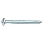 Шуруп 5.5х13 mm полусф. головка, белый цинк, острый, DIN 7981 (50 шт в зип-локе)  ...STARFIX SMZ2-33266-50