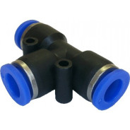 Пневматический фитинг PU/PE тип T12mm  GEKO G03044
