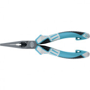 Длинногубцы прямые 170 mm, трехкомпонентные рукоятки  Gross 17170