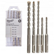 Набор__Буры SDS-plus Contractor 4C (5/6 х110мм и 6/8/10 х160 мм) в кейсе MILWAUKEE ...Milwaukee 4932498909