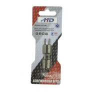 Биты "Torx Tamper Resistant" TR8x25мм 1/4" S2 (4шт)   H-D HD-77900