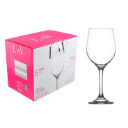 Набор бокалов для вина, 6 шт., 395 мл, серия Fame  LAV LV-FAM556F