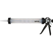 Пистолет для герметика (под колбасы) алюминиевый 600мл.  YATO YT-67571