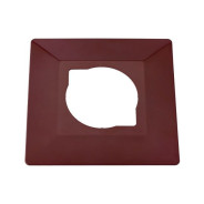 Рамка 1-местная декоративная шоколадная  BYLECTRICA ЮЛИГ.735212.410ш