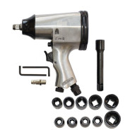 Пневмогайковерт ударный 1/2", 312 Нм,  PW312 + наборFUBAG 100109