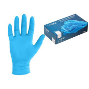Перчатки нитриловые , р-р S, синие, уп.100 шт. (мин. риски)LifeEco 