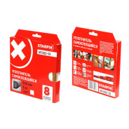 Уплотнитель "D" белый 9х8mm 6м  STARFIX SF1012-01