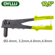 Заклепочник 2,4-4,8 мм 227мм  DYLLU DTHR1610