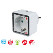 Светильник светодиодный декоративный NL 02 ED, 2 LED, 0.8 Вт, 6 Лм, с датчиком темноты  ...BRENNENSTUHL 1173270