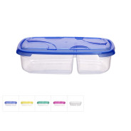 Контейнер прямоугольный 0.9 + 0.5 л, с крышкой, Frigo Plus (265x170x65)  ...DRINA 10418
