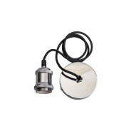 Светильник декоративный RETRO, PLC 01, E27, 230V/1M, ELECTROSILVERING, патрон с проводом,  ...JAZZWAY 5015951