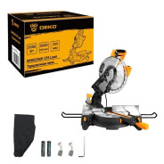 Пила торцовочная, 2000Вт, 255х25.4мм, DEKO DKMS2000-255 LaserDeko 063-4315