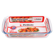 Форма из жаропрочного стекла, 1.6 л, прямоугольная, 295х181х51 mm  ...PERFECTO LINEA 12-160010