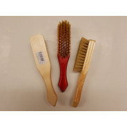 Щетка обувная деревянная 212х38мм, натуральная щетина  РОСМА-Д 29щ